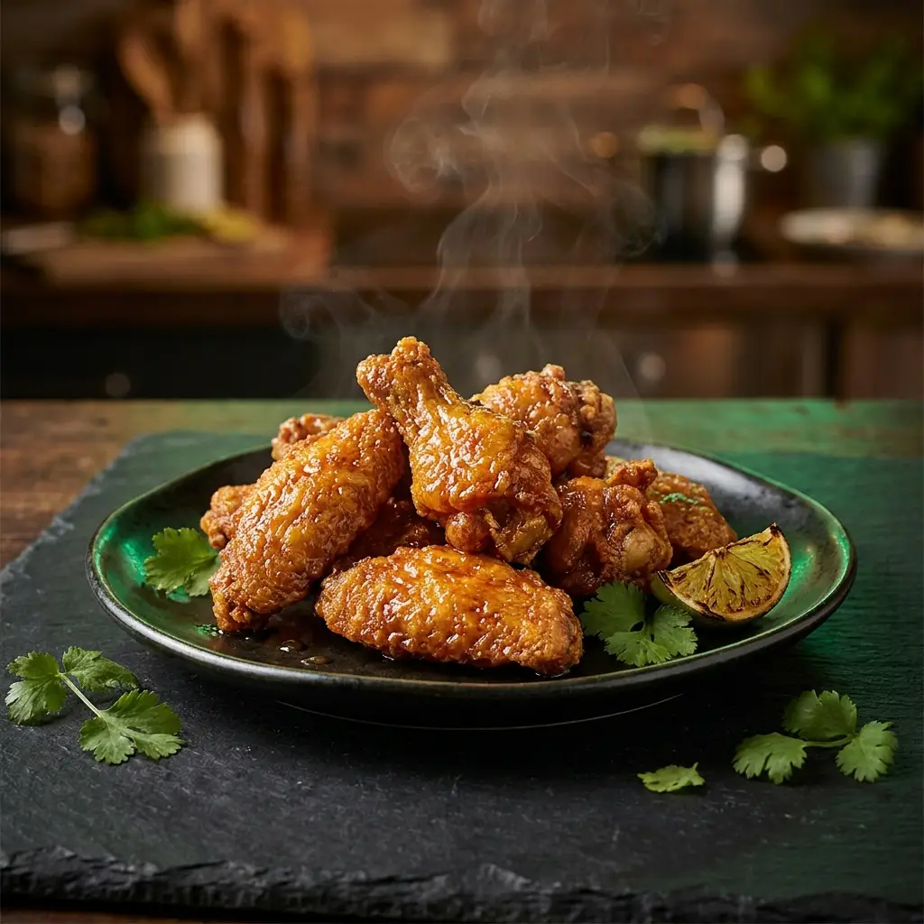 Alitas de pollo crispy