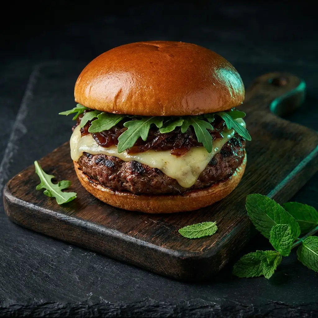 Hamburguesa Menta & Cilantro